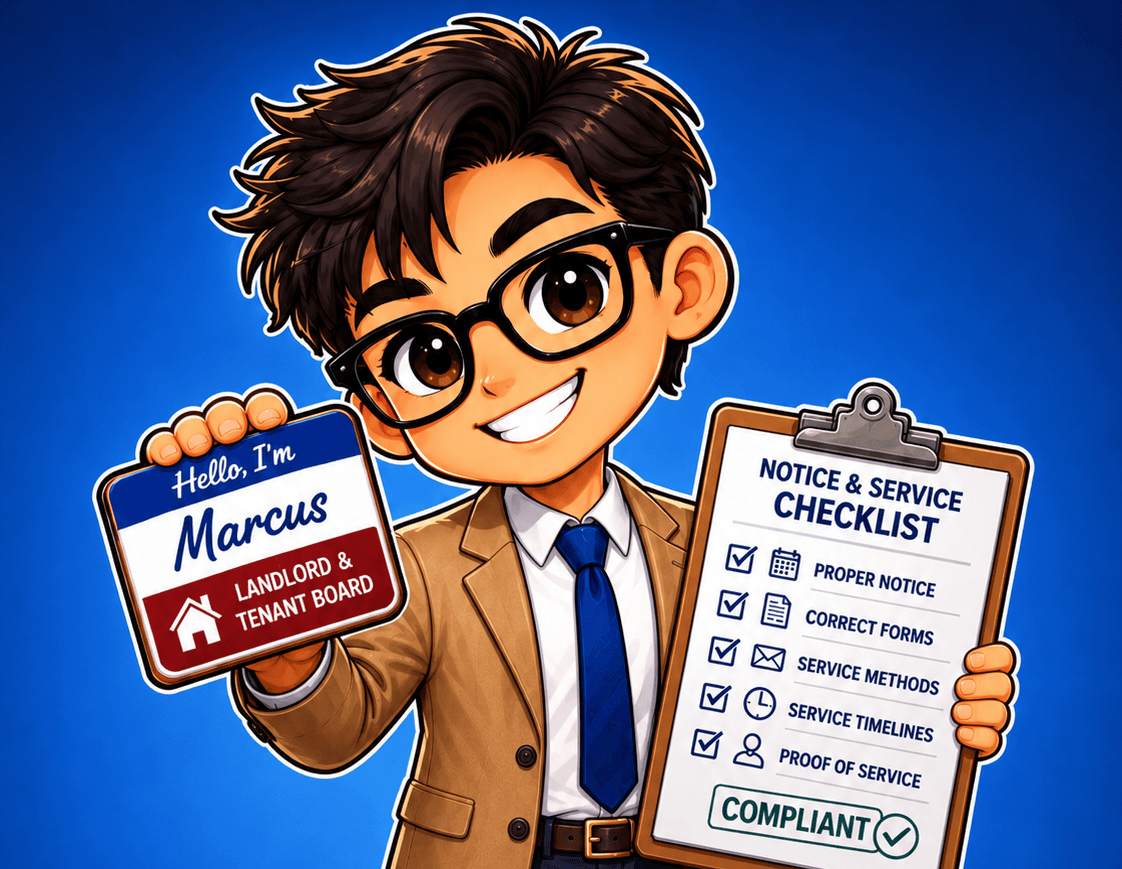 Marcus, the Landlord & Tenant Board sparring persona